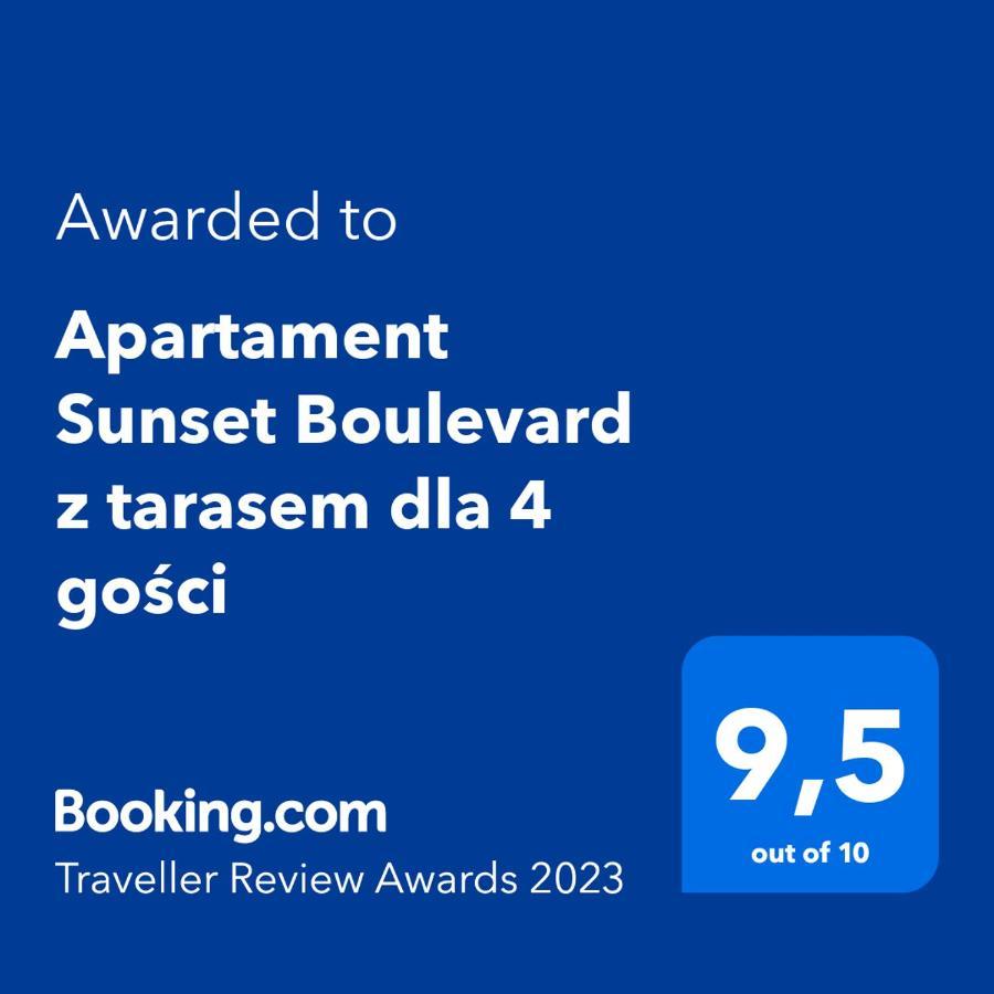 Apartament Sunset Boulevard Z Tarasem Dla 4 Gosci Gdynia Exterior photo